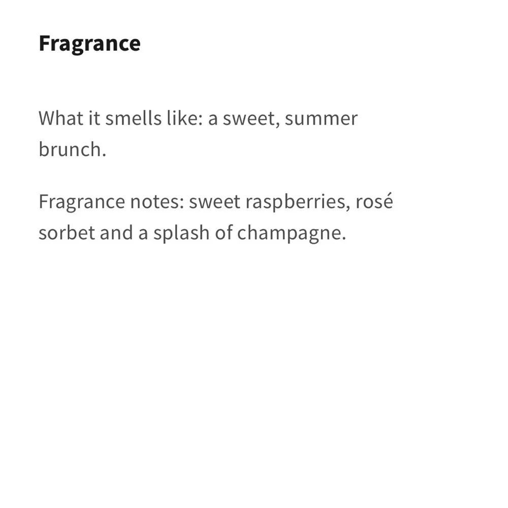 Bath & Body Works this delicious